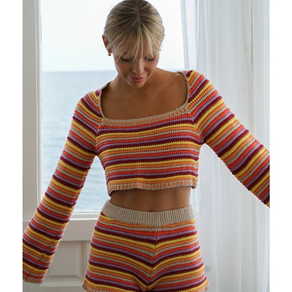 NWT yellow the label matching set